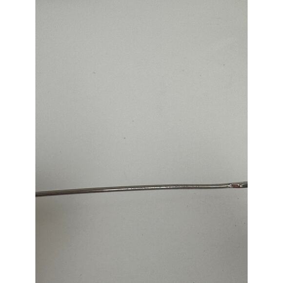 CELINE Unisex Silver Metal Full Frame Dark Gray Lens Polarized Round Sunglasses - Picture 12 of 13